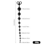 22Inch Super Long Anal Beads + 14 Inch Silicone Vibrating Anal Beads