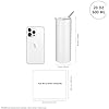 Skinny 20 OZ Straight Stainless Steel White Tumbler with Metal Straw for Heat Press Machine Printing 4 Pack