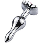 Butt Plush Plug Sex Heart Bell Anales Toy Plug Anal Butt Plug Sex Heart Metal Bell Anal Butt Plug For Sex Heart Shape Crystal Butt Plug With Traction Bag