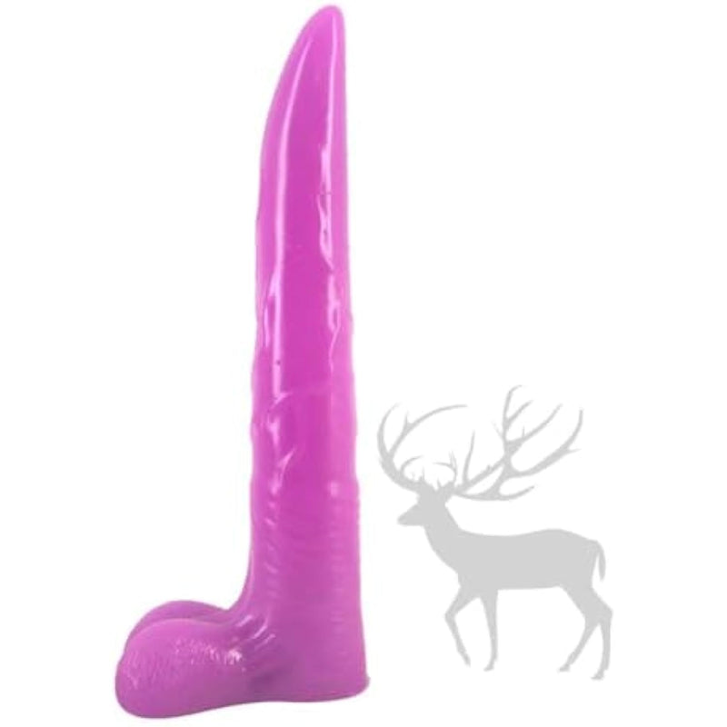 Animal Penis Realistic Ultra Long Deer Dildo G Spot Stimulate Masturbation Sex Toy For Female