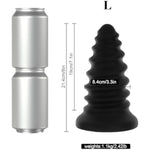 8In Anal Toys Huge Dildo, 3.3In Diameter Anus Dilator Screw-Threads Design,Anal Beads Butt Plugs, Thick Liquid Silicone Dildo For Men Women Couple,With Strong Suction Cup