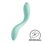Rrrolling Pleasure Vibrator Sex Toy | Adult Toys For Women | Best G-Spot Clit Stimulation | Vibrating Sexual Pleasure Device | Stimulation Vibrators | Woman Sextoy (Mint)