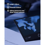 Crush Blue 18 Pcs Bundle Ultra-Thin Natural Latex Lubricated Finger Condoms