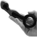 Glass Prostate Massager With Lube 1Oz | Anal Sex Toys | Butt Plugs | P-Spot Massage | Prostate Milking