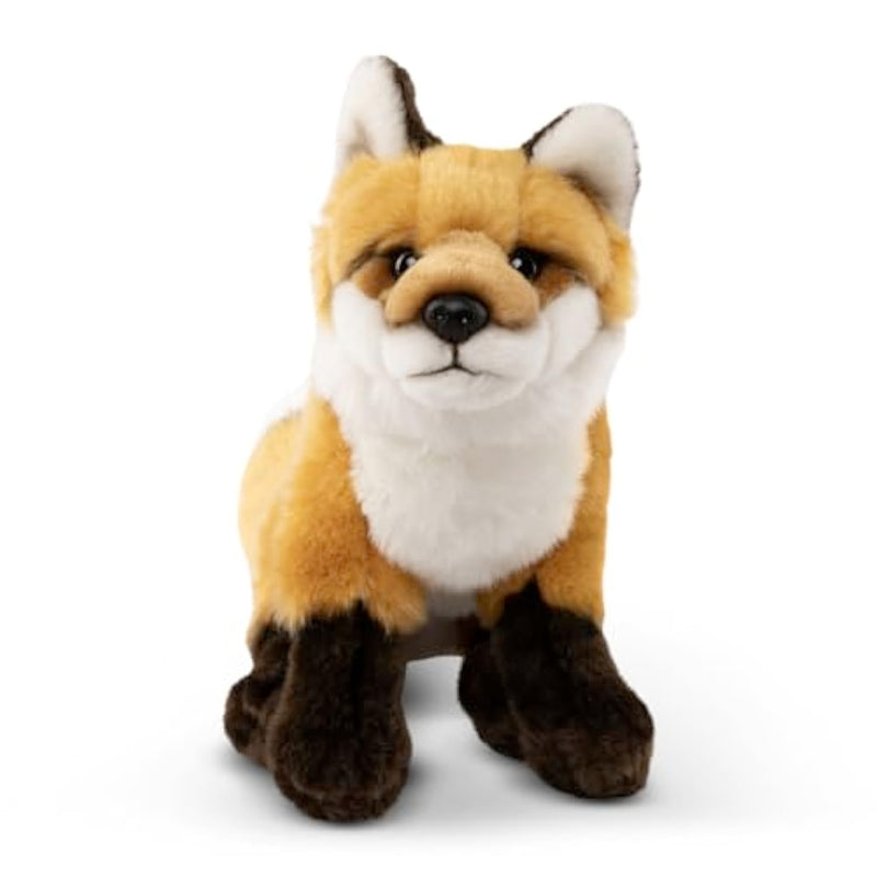 Large Fox, Realistic Soft Cuddly Sitting Fox Toy, Naturli Eco-Friendly Plush, 16 Inches