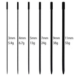 Electric-Shock Urethral Sounds Silicone Catheter Stretching E-stim Penis Plug Dilator SM Sex Toy (3mm)