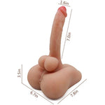 Realistic Dildo Masturbator Penis Sex Doll Torso With Testicles Anal Hole Flexible G-Spot Dildos Prostate Massage Masturbation Cock Sex Toys For Women Men And Couples
