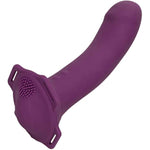 Me2 Rumble Probe – Rechargeable Waterproof Silicone Strap On Harness Vibrator – 10 Function Vibration Adult Sex Toy For Couples – Purple