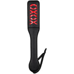 Sex Paddle For Spanking Faux Leather Slut Xoxo Cosplay 12.8Inch Bdsm Paddle For Adults Bedroom Play Sm Games