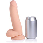 Lynx 8 Inch Dual Density Realistic Dildo - Light