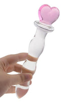 Double-Ended Crystal Dildos Glass Pleasure Wand Anal Plug - Love Style Series (Love A)