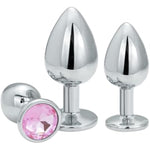 Buzz Bum 3-Piece Pink Anal Butt Blug Sex Set – Perfect For Beginners And Advanced Users | Premium Analtoys For Training And Stimulation