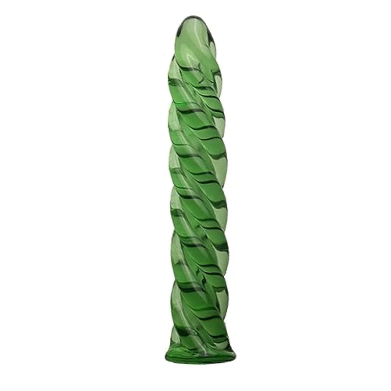 Urethral Sounds,Urethral Plug Crystal Glass Penis Plug Urethral Dilator Masturbation Anal Butt Plug Rod Green Threaded Urethral Plug Short Horse Eye Stick Sex Toys For Men (12Mm)