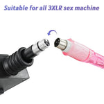Sex Machine Attachments 3 Style Dildo Toy, 3XLR Connector Dildo Attachment, Adult Thrusting Machines Accessories