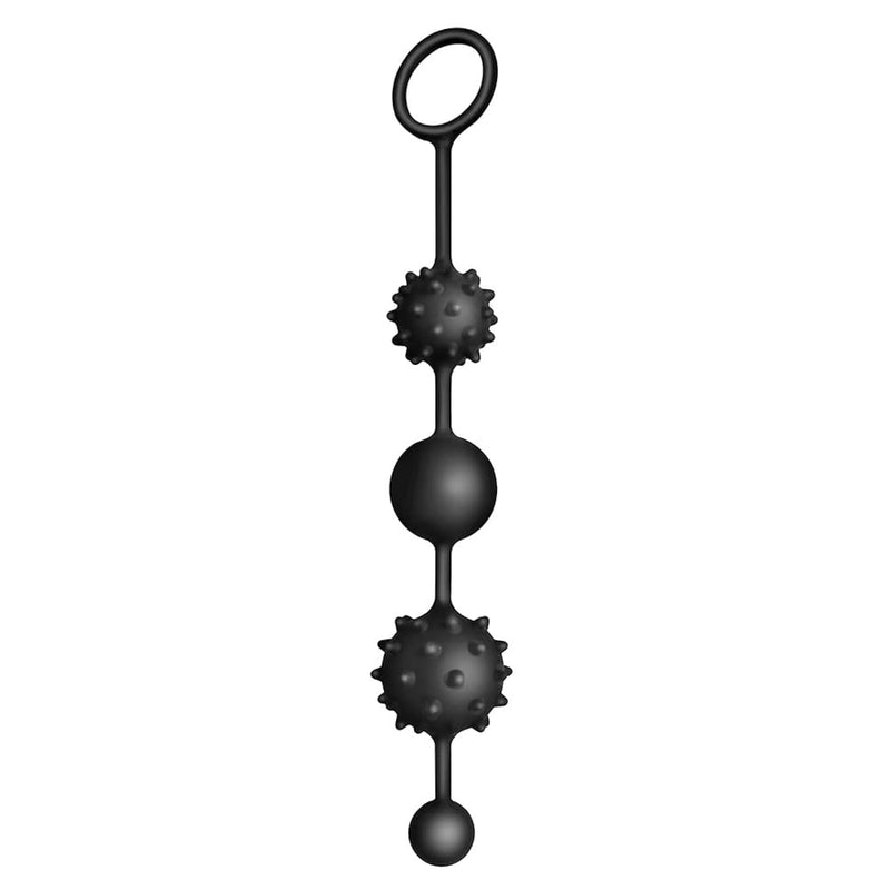 12.4'' Silicone Anal Beads Butt Plug With Pull Ring, Anal Stretcher Prostate Massager Adult Sex Toys For Women Men Couples Masturbation (4 Beads)