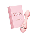 Rose 2 Precision Point Bullet Vibrator With Clitoral Stimulation - Flexible Tip, Waterproof, Rechargeable (Pink)