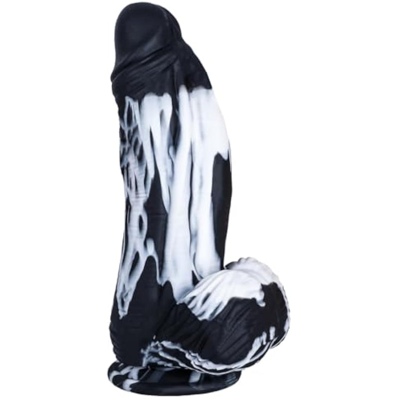 2.68'' Diameter Thick Black Dildo, 10 Inch Huge Silicone Dargon Dildo Monster Cock With Strong Suction Cup For Hands-Free And Anal Play, Large Dildos G-Spot Stimulator Anal Sex Toys For Women And Men