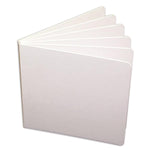 Blank Chunky Thick Pages Book for Kids, White