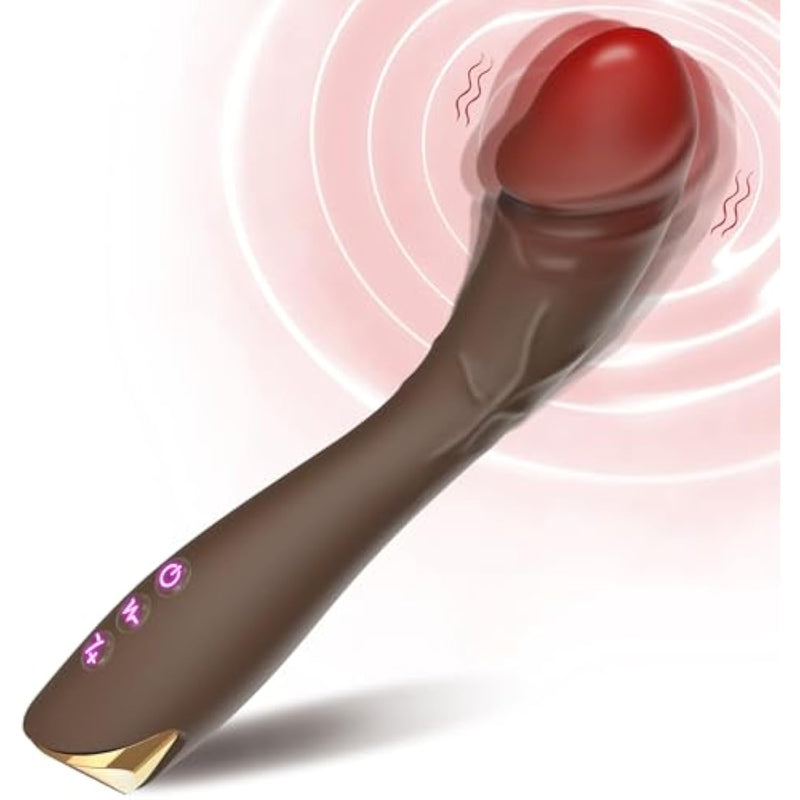 Realistic Curved G Spot Vibrator Sex Toys, One-Burst Powerful Clit Dildo Vibrator With 10 Vibration & One-Burst Modes, Adult Sex Toys & Games Clitoral G Spot And Anal Stimulation For Women And Couples