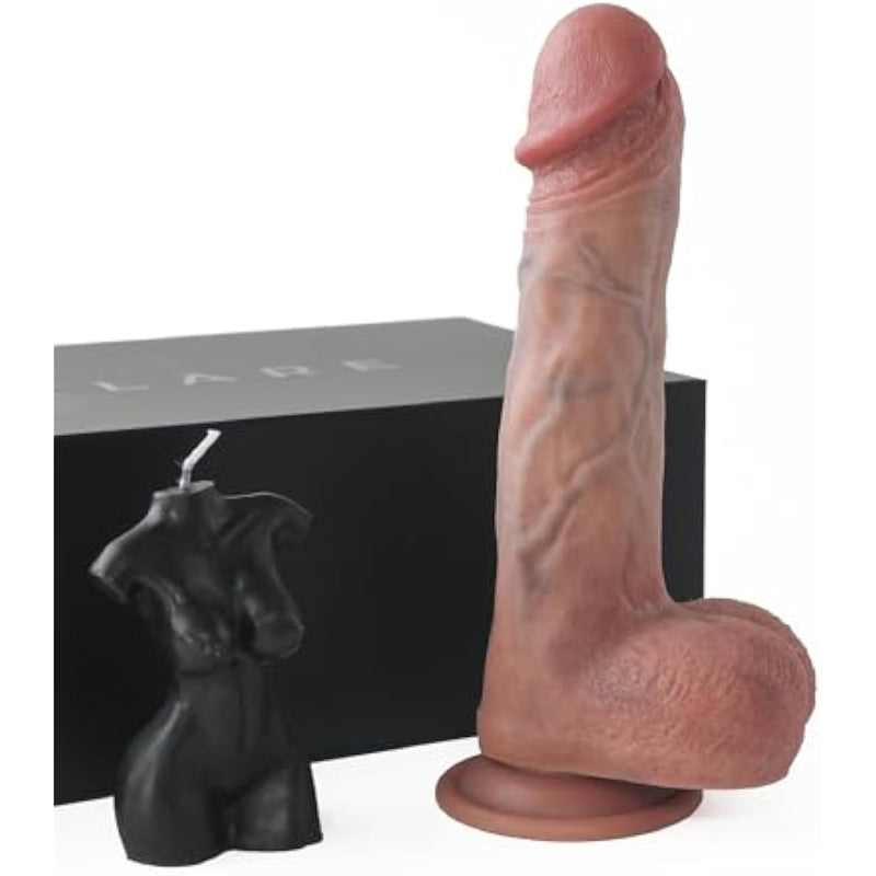 Velare Sensaflex Pink 8 Inch Dildo With Suction Cup G Spot Vibrator & Clit Sucking Toy For Women, Couples, And Vaginal Stimulation I Adult Sex Toy