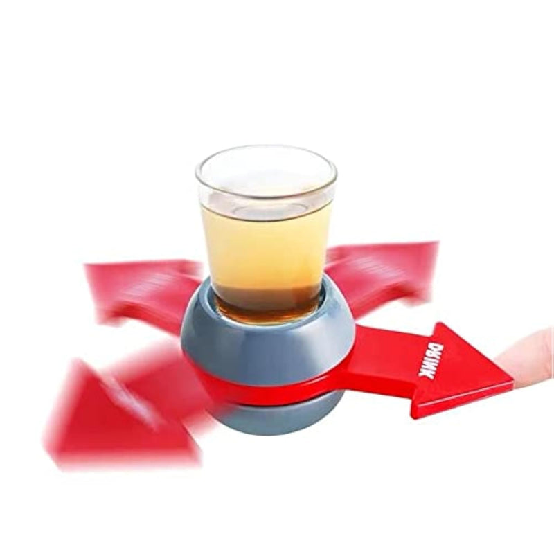 Spin The Shot – Fun Party Drinking Game, Shot Spinner,Includes 2 Ounce Shot Glass