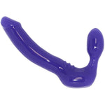 Classic Silicone Strapless Strap-On, Harness-Free Double Dildo (Without Vibrator) Size: 6 X 1.5 Inches In Violet.