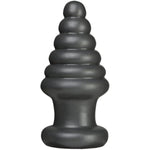 Doc Johnson American Bombshell - Destroyer - Vac-U-Lock Compatible Dildo/Butt Plug - for Adults Only, Gunmetal Grey