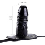 Dildo Gag Sm Realistic Silicone Penis Mouth Ball Gag With Lock Adjustable Leather Bondage Restraints Straps For Adult Couples Bdsm Sex Game Fantasy Mouth Sex Toy