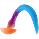 11.2 Inch Soft Silicone Anal Plug, Unisex Flexible Anal Dildo Butt Plug Anal Training, Vaginal G-Spot Stimulation Prostate Massage For Men Women Beginner (S)