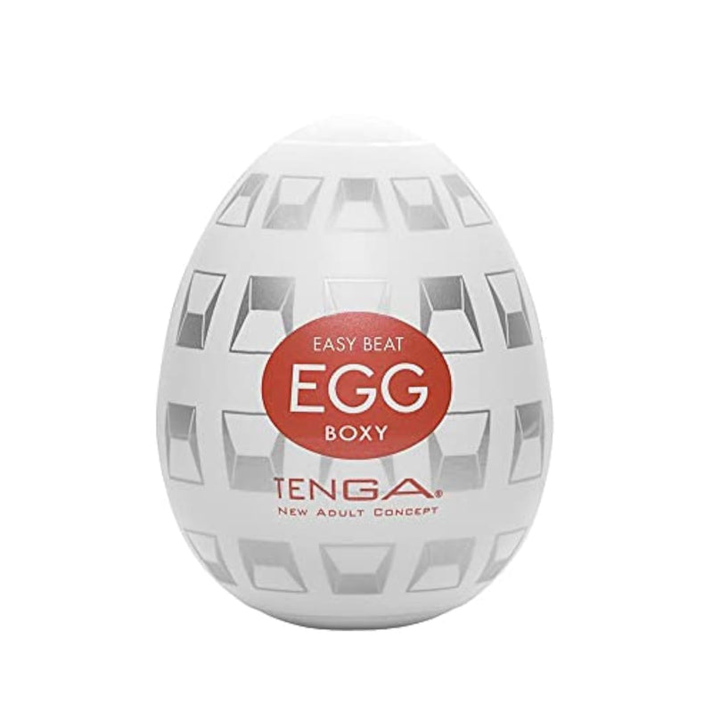TENGA EGG-014 Boxy Easy Beat Portable Male Masturbator for Ultimate Pleasure