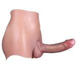 Silicone Strap On Dildo Harness For Men? Hollow Dildo Set With 9.65 Inch Wearable Penis Sleeve Realistic Cock Enlarger With Soft Penis Extender Sex Toys For Male Gay Couples