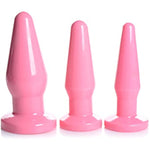 Lynx Filling 3-Plug Anal Trainer Set - Pink