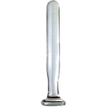 Glass Dildo Pleasure Wand Transparent Double Ended Butt Plug,Glass Butt Plug Anal Dildo Pleasure G-Spot Wand Baseball Bat Shaped Prostate Massager Fetish Masturbation Sex Toy For Men Women