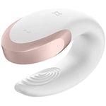 Double Love Connect App Vibrator Sex Toy | Adult Toys For Women | Best Couple Vibrator | Vibrating Sexual Pleasure Device | Stimulation Vibrators | Woman Sextoy (White)