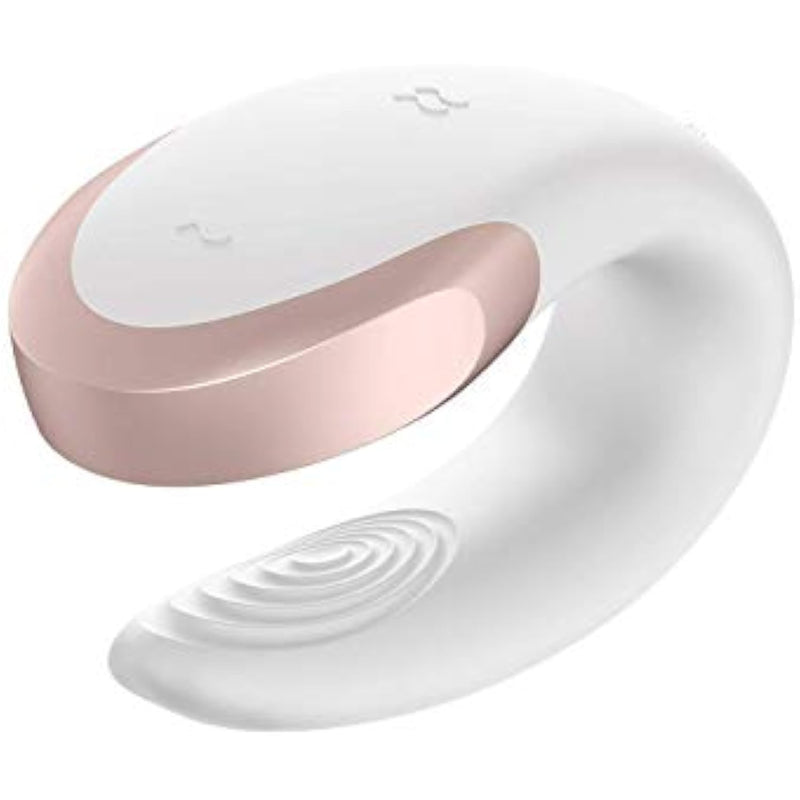 Double Love Connect App Vibrator Sex Toy | Adult Toys For Women | Best Couple Vibrator | Vibrating Sexual Pleasure Device | Stimulation Vibrators | Woman Sextoy (White)