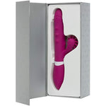 Doc Johnson iVibe Select - iRoll - Silicone Rabbit-Style Vibrator - Pleasure Beads Along Shaft Move Up-and-Down, Clit-Stimulating Wheel of Rotating Silicone "Tongues", Pink