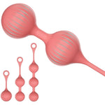 3Pcs Silicone Bead Anal Plug Set For Men And Women Masturbation Massage Stick With Pull Ring Sex Toy