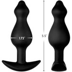 F-78 Pointee Plug (Silicone - Black, Large)