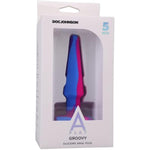 Doc Johnson A-Play - Groovy - Silicone Anal Plug - 5 inch (1.25 inches Wide), Berry