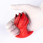 Anal Plug Sex Toy,Unique Design Prostate Massager,Ideal For Beginners To Experienced Users Platinum Silicone Material Red (S)