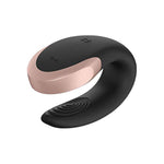 Double Love Connect App Vibrator Sex Toy | Adult Toys For Women | Best Couple Vibrator | Vibrating Sexual Pleasure Device | Stimulation Vibrators | Woman Sextoy (Black)