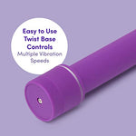 G-Slim 7 inch G Spot Vibrator Sex Toy for Women, Purple