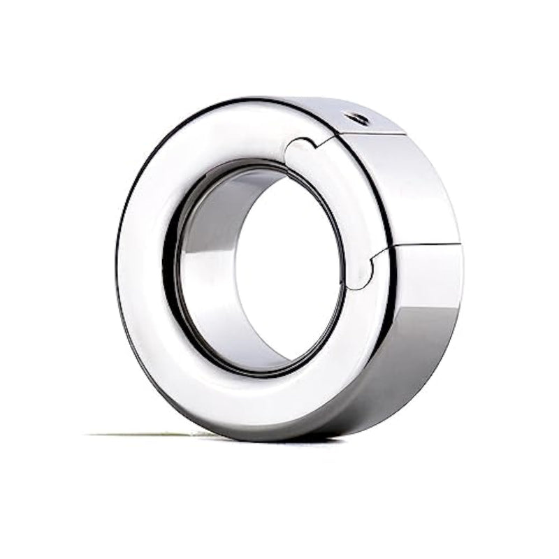 Stainless Steel Metal Male Cock Ring Exercise Massager Weight Bearing Ring Bdsm Penis Cock Ring Sex Toys