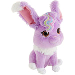 Violet Plush Bunny With Multi-Colored Hair Streaks