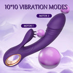 G-Spot Rabbit Vibrator with 10×10 Modes – Waterproof Clitoral & Anal Stimulator