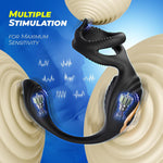Remote-Controlled Vibrating Cock Ring with Bullet & Prostate Massager – 7 Modes