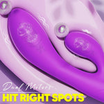 Powerful Rabbit Vibrator – Dual Motor, 10 Modes, Waterproof, G-Spot & Clitoral Stimulator