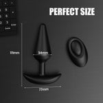 Beginner-Friendly Vibrating Anal Plug with Remote and 12 Vibration Modes