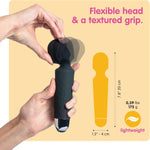Compact Vibrating Wand – 20 Patterns & 8 Speeds for Clitoral & Full-Body Pleasure