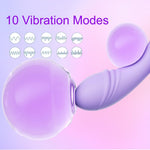 Compact Bullet Vibrator - 10 Modes, Waterproof, G-Spot & Clitoral Stimulator for Couples